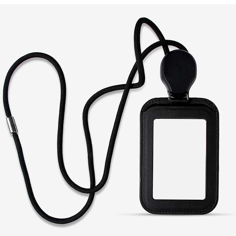 💥💥60% RABATT NÅ! 🪪🖇️Innfellbar ID-holder med bånd – 360° metalldreiebakke. 32 cm tau og sikkerhetslås 🛡️