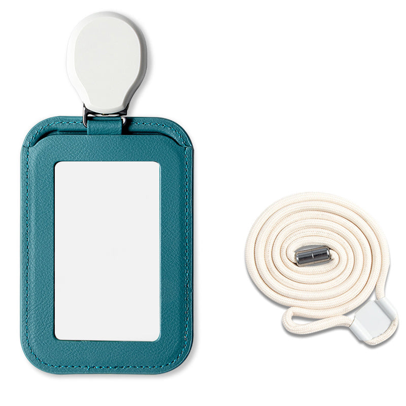 💥💥60% RABATT NÅ! 🪪🖇️Innfellbar ID-holder med bånd – 360° metalldreiebakke. 32 cm tau og sikkerhetslås 🛡️