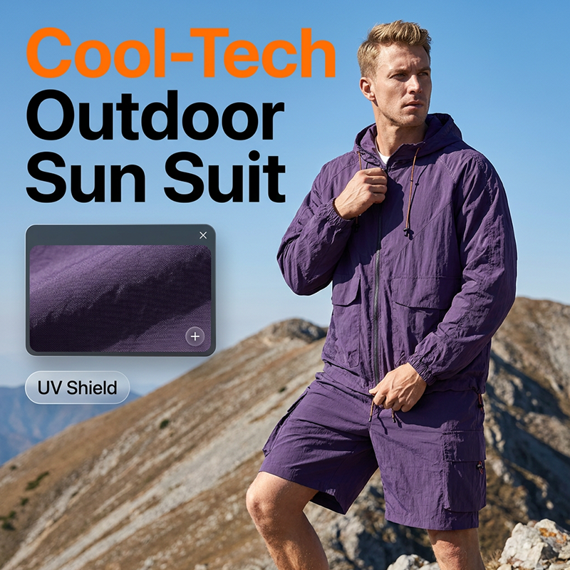 Unisex Mountain Style Ice Cooling Sun Protection Jacket
