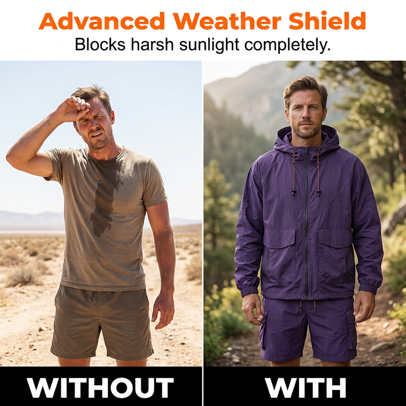 Unisex Mountain Style Ice Cooling Sun Protection Jacket